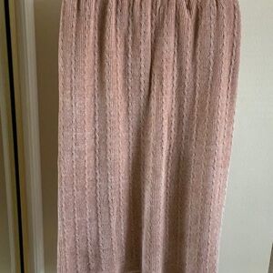 SOLD - Pale Pink Throw Blanket